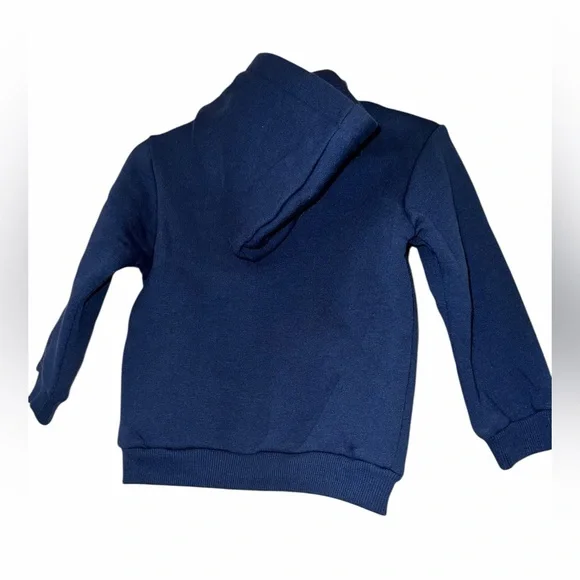 Mayoral Navy Zip Hoodie Colorful Patches Sz 12m moon mountains outdoor NWT - Picture 4 of 5